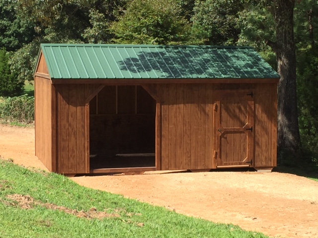 portable horse barn run ins