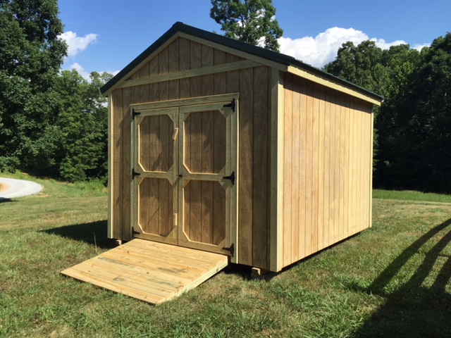 wood utility shed