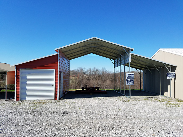 Integreren schroef Thermisch Winter Is a Great Time to Purchase a Metal Carport - Yoders Dutch Barns